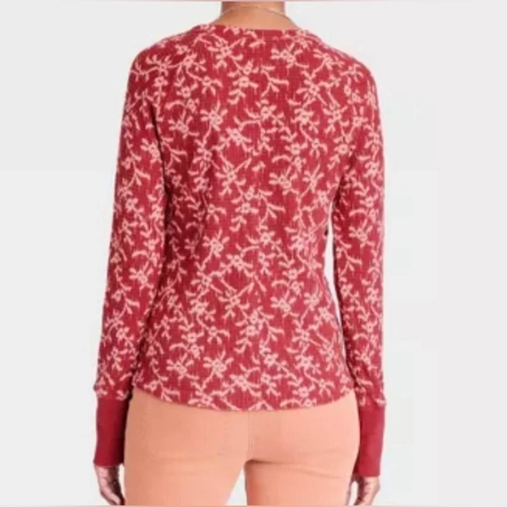 Knox Rose Women's Long Sleeve Thermal Top - Picture 2 of 9